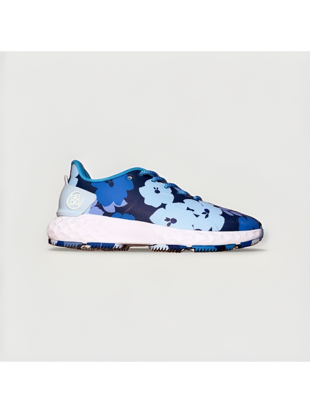 G/FORE Women’s Size 7 Blue Floral Golf Shoes Spikeless Athletic Sneakers